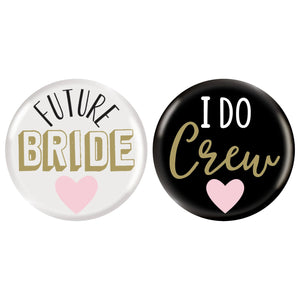 I Do Crew Buttons - 8ct