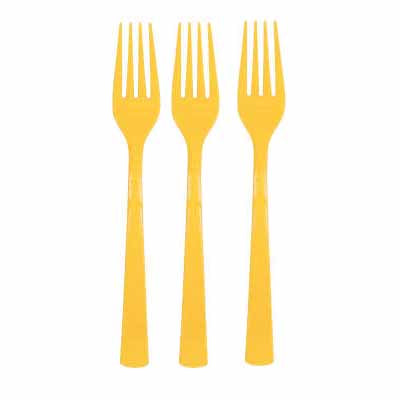 Yellow Forks - 12ct