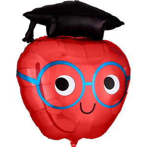 Grad Apple 28" Foil Balloon