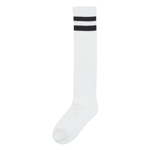 White Knee Socks