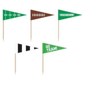 Football Flag Picks - 36ct