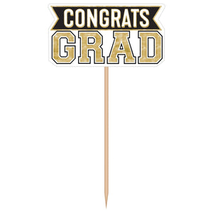 Congrats Grad Centerpiece Picks - 6ct