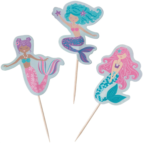 Shimmering Mermaids Picks - 24ct