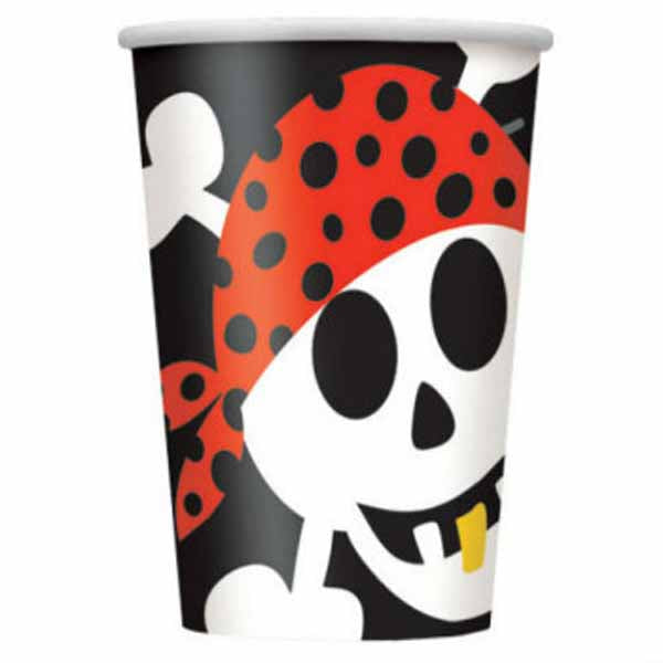 Pirate Fun 9oz Cups