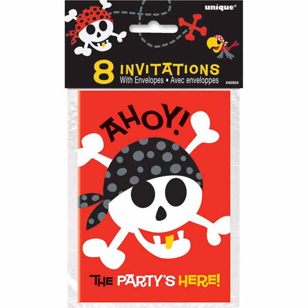 Pirate Fun Invitations