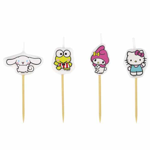 Hello Kitty Pick Candles - 4ct