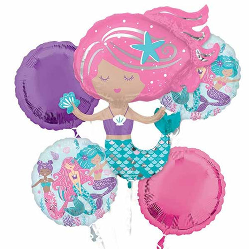 Shimmering Mermaids Foil Balloon Set