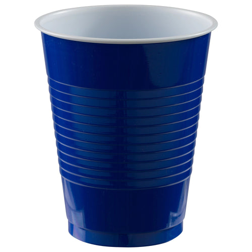 Royal Blue 18oz Plastic Cups