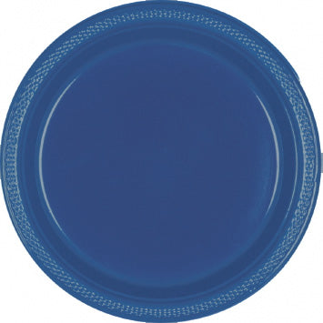 Navy Blue Pastic Dinner Plates