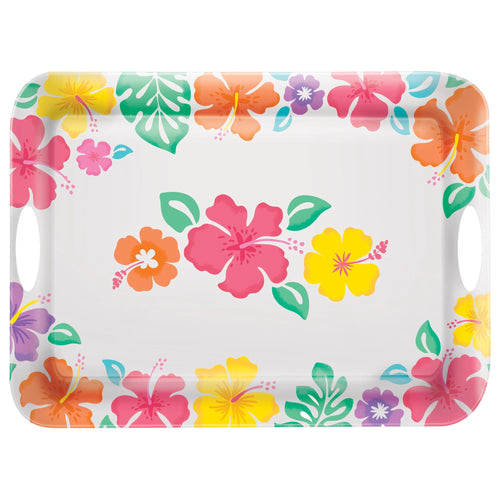 Hibiscus Serving Tray