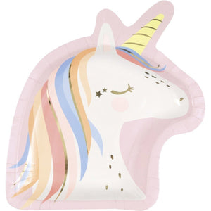 Dainty Unicorn Shaped Plates