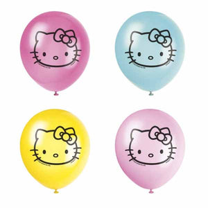 Hello Kitty Latex Balloons - 8ct