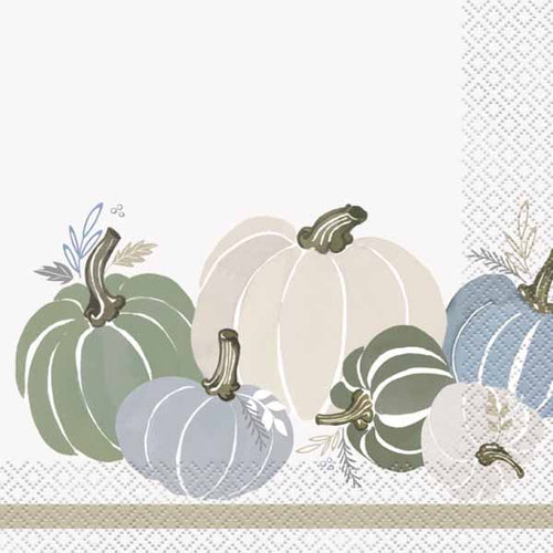 Pastel Thanksgiving Luncheon Napkins - 16ct