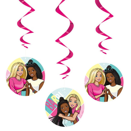 Barbie Hanging Swirls - 3ct