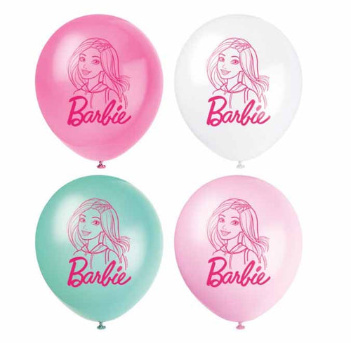 Barbie Latex Balloons - 8ct
