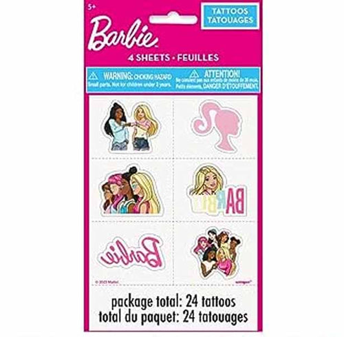 Barbie Tattoo Sheets