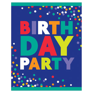 Bold Birthday Invitations