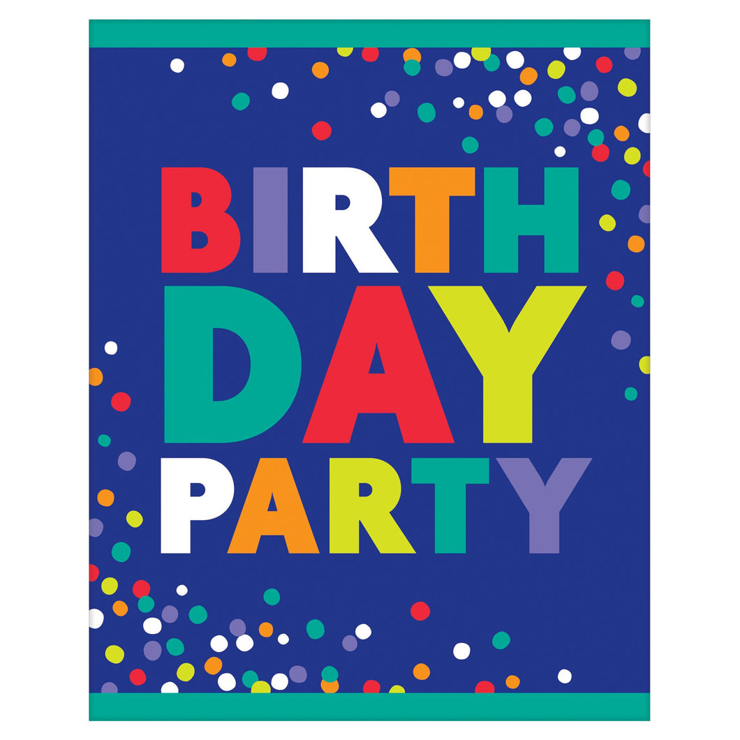 Bold Birthday Invitations