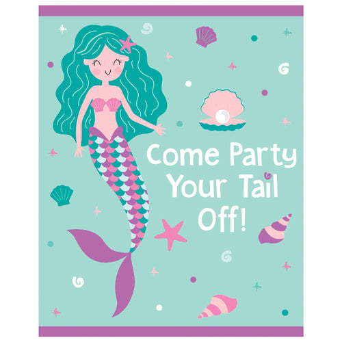 Mermaid Invitations - 8ct