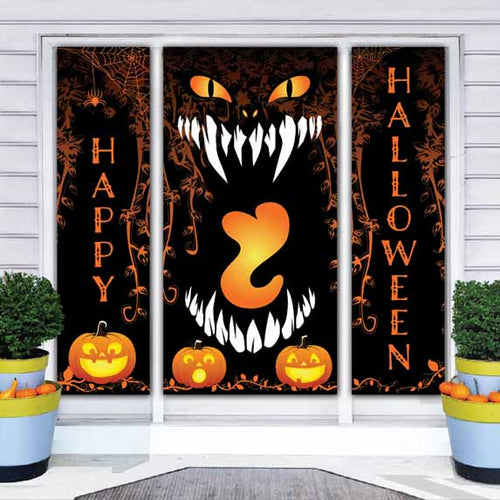 Halloween 3 Piece Door Cover
