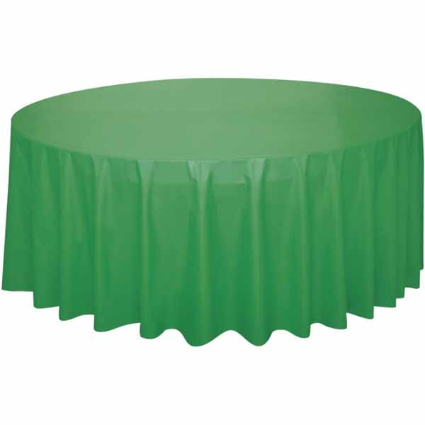 Emerald Green Round Table Cover