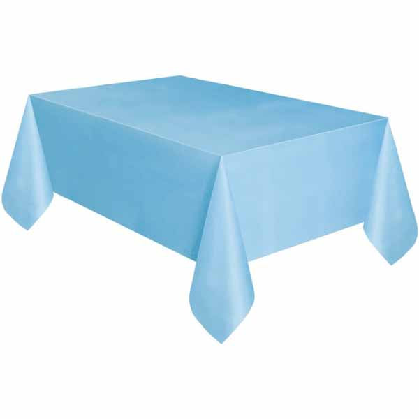 Powder Blue Rectangular Table Cover