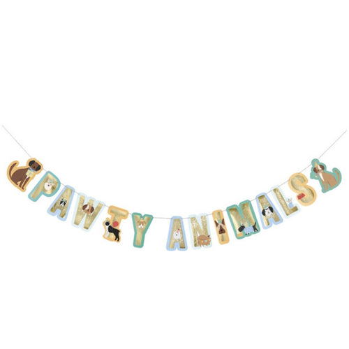 Pawty Animal Dog Banner