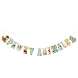 Pawty Animal Dog Banner