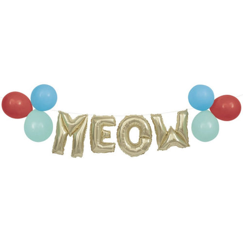 Pawty Animal Meow Banner Kit