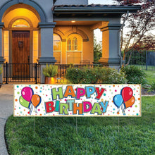 Load image into Gallery viewer, Giant Birthday Plastic Yard Sign