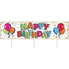 Load image into Gallery viewer, Giant Birthday Plastic Yard Sign