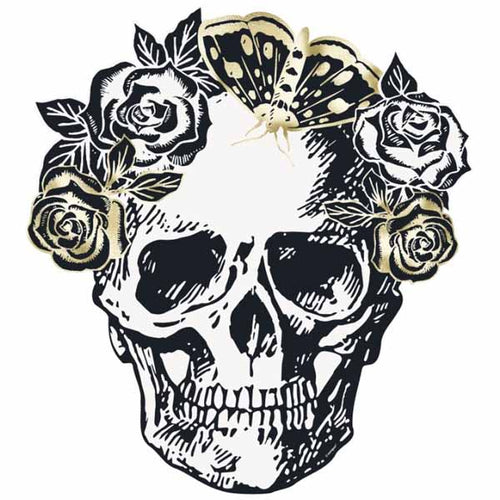 Sketchy Skull Placemats - 6ct