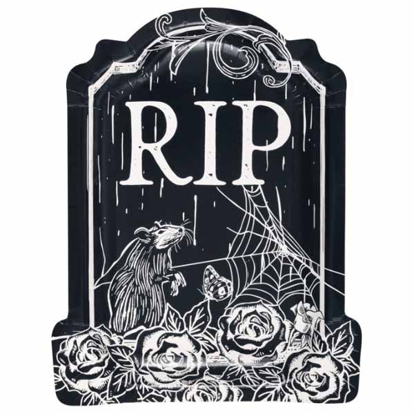 Tombstone Dinner Plates - 8ct