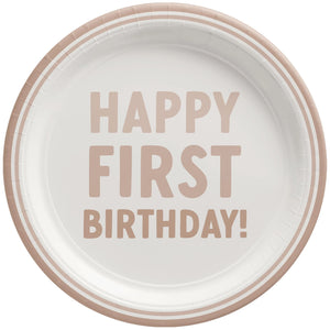 First Birthday Dinner Plates