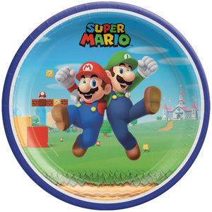 Mario Bros Dinner Plates