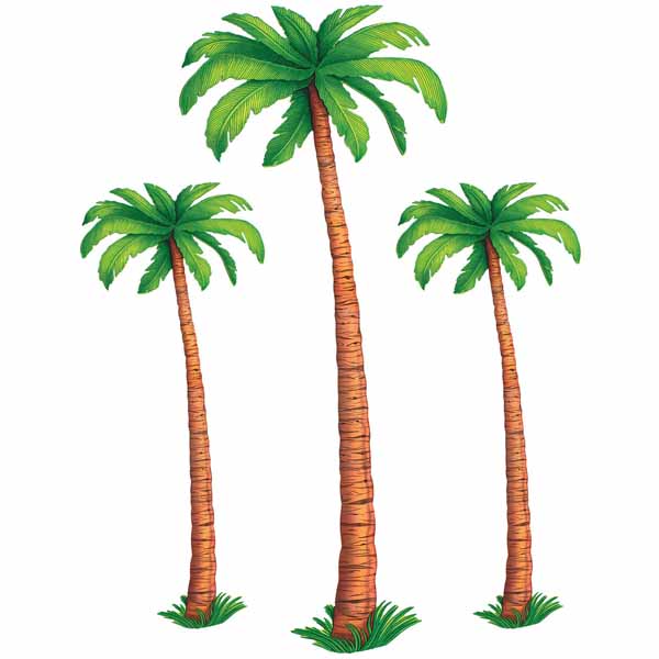 Jointed Palm Trees - 3ct