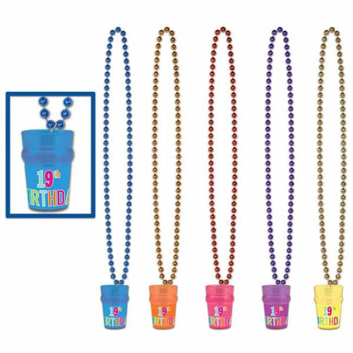 Finally 19 Shot Glass Necklace