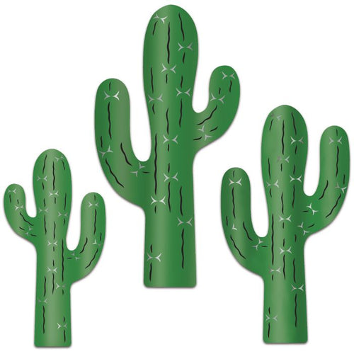 Cactus Cutouts - 3ct