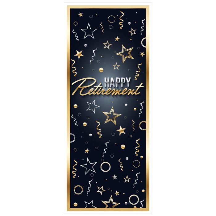 Happy Retirement Door Poster