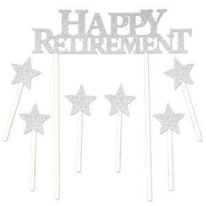 Happy Retirement Cake Toppers