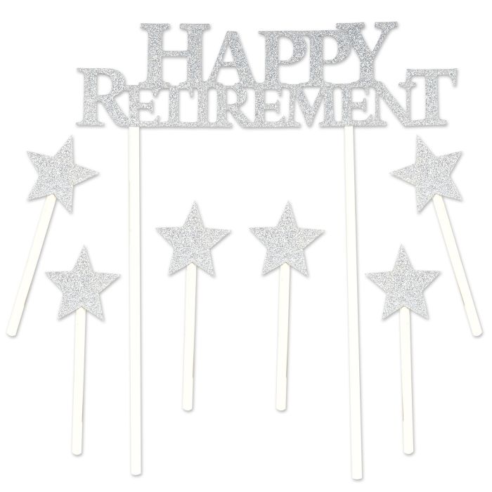 Happy Retirement Cake Toppers