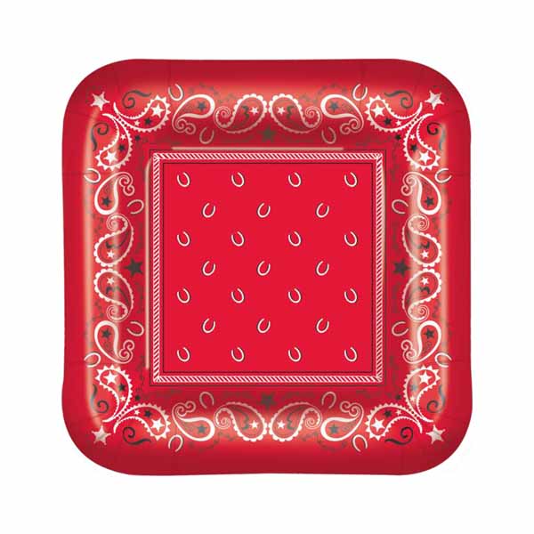 Bandana Dessert Plates