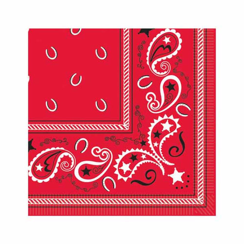 Bandana Beverage Napkins