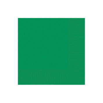 Emerald Green Beverage Napkins - 20ct