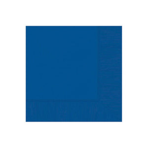 Royal Blue Beverage Napkins - 20ct