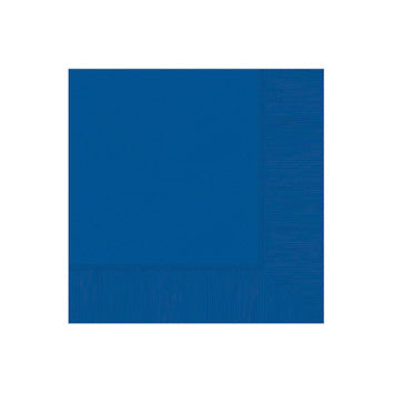 Royal Blue Beverage Napkins - 20ct