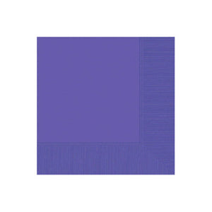 Purple Beverage Napkins - 20ct