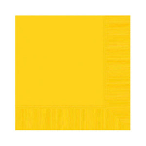 Yellow Luncheon Napkins - 20ct