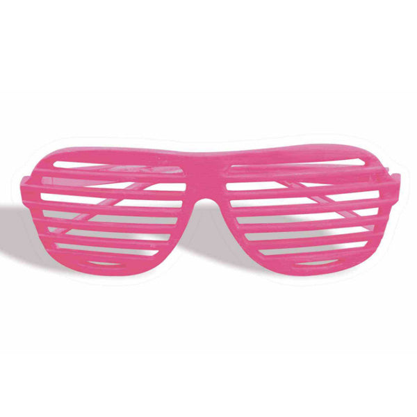 Neon Shutter Shades - Pink