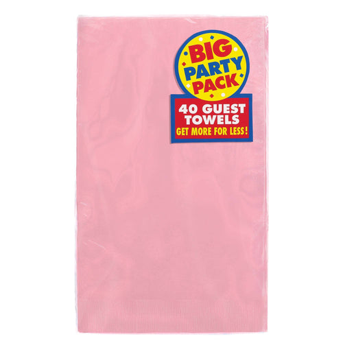 Pink Guest Towels - 40ct